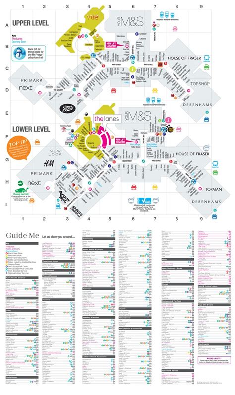 meadowhall shop layout.